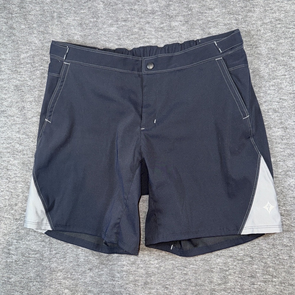 Specialized Mountain Bike Shorts Women Loose Fit Stretch Black Large EXCELLENT